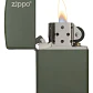  Zippo Green Matte Logo - Miniatura 3