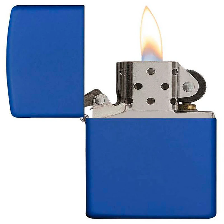  Encendedor Zippo Azul Real Mate 2