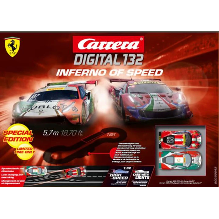 Carrera 30043 Inferno of Speed, Digital 132 Set  con luces 1