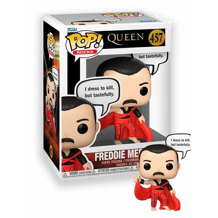Figura Colección  Funkopop! Rocks Freddie Mercury 1