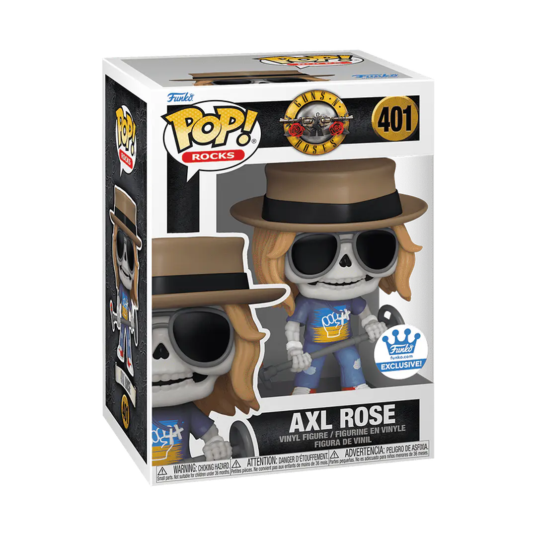 Figura Colección  Funkopop! Guns N Roses Axl Skelet 2