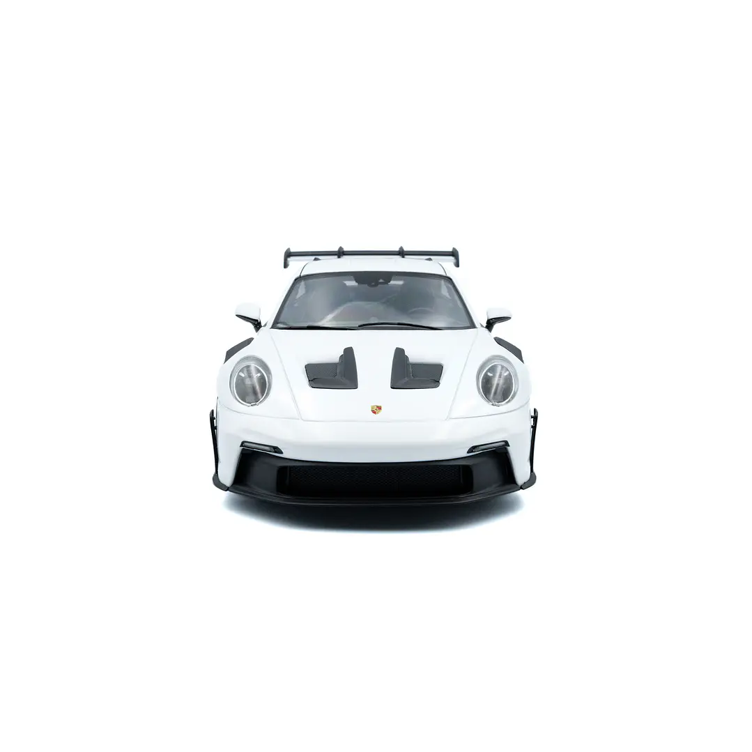 Carro Colección  Porsche 911 Gt3Rs White & Blu  1/18 6