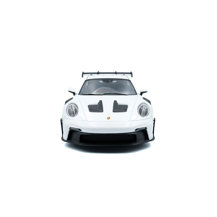Carro Colección  Porsche 911 Gt3Rs White & Blu  1/18 6