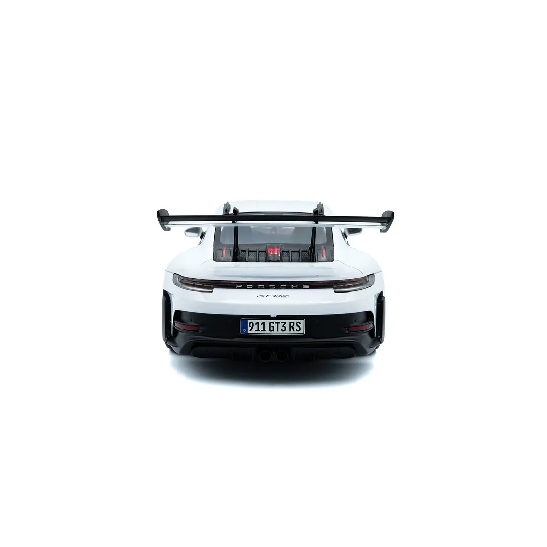 Carro Colección  Porsche 911 Gt3Rs White & Blu  1/18 3
