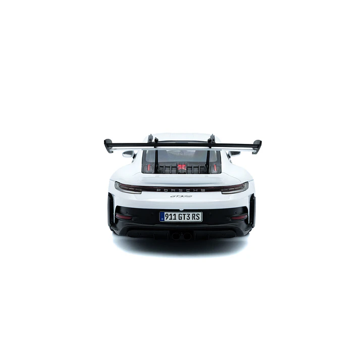Carro Colección  Porsche 911 Gt3Rs White & Blu  1/18 3