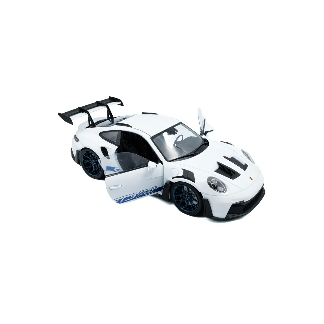 Carro Colección  Porsche 911 Gt3Rs White & Blu  1/18 2