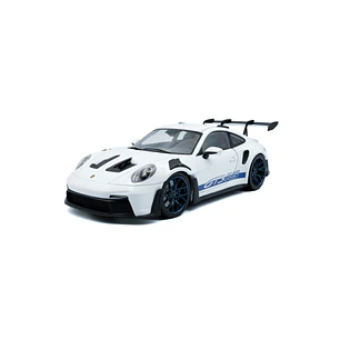 Carro Colección  Porsche 911 Gt3Rs White & Blu  1/18
