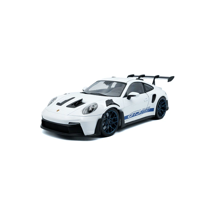 Carro Colección  Porsche 911 Gt3Rs White & Blu  1/18 1