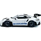 Carro Colección  Porsche 911 Gt3Rs White & Blu  1/18 - Miniatura 5