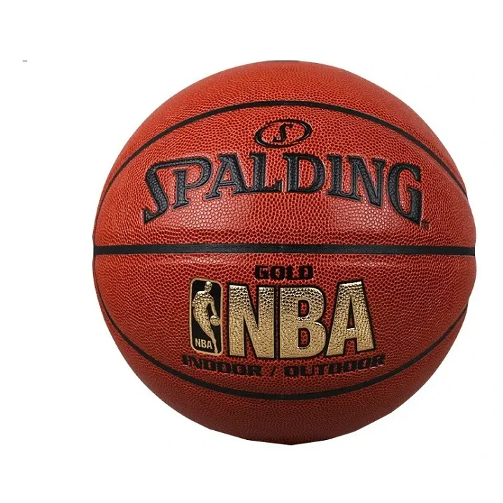  Balon Basquet Spalding Nba Gold Cuero 1