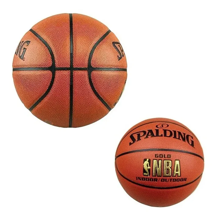  Balon Basquet Spalding Nba Gold Cuero 2