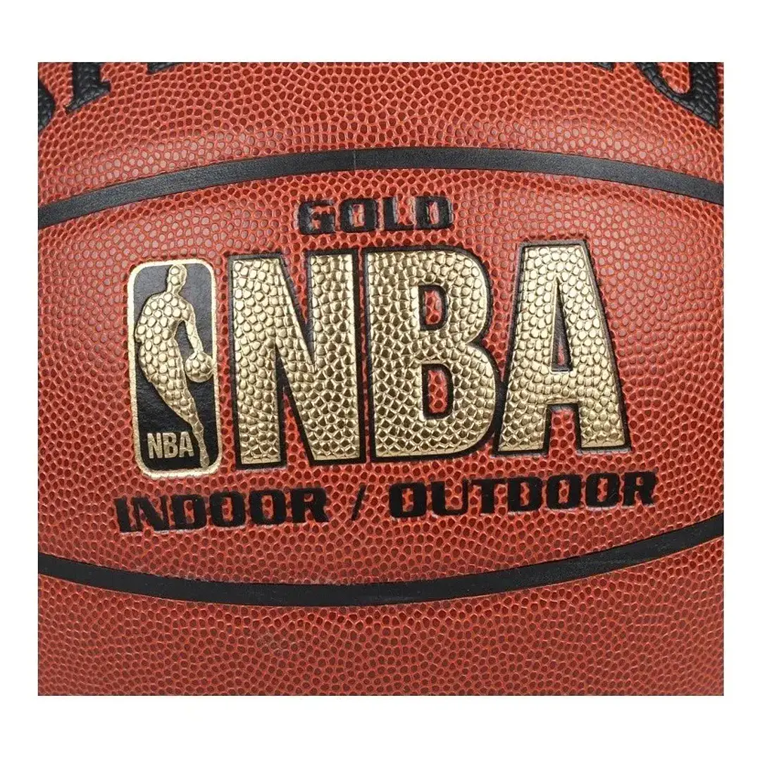  Balon Basquet Spalding Nba Gold Cuero 4