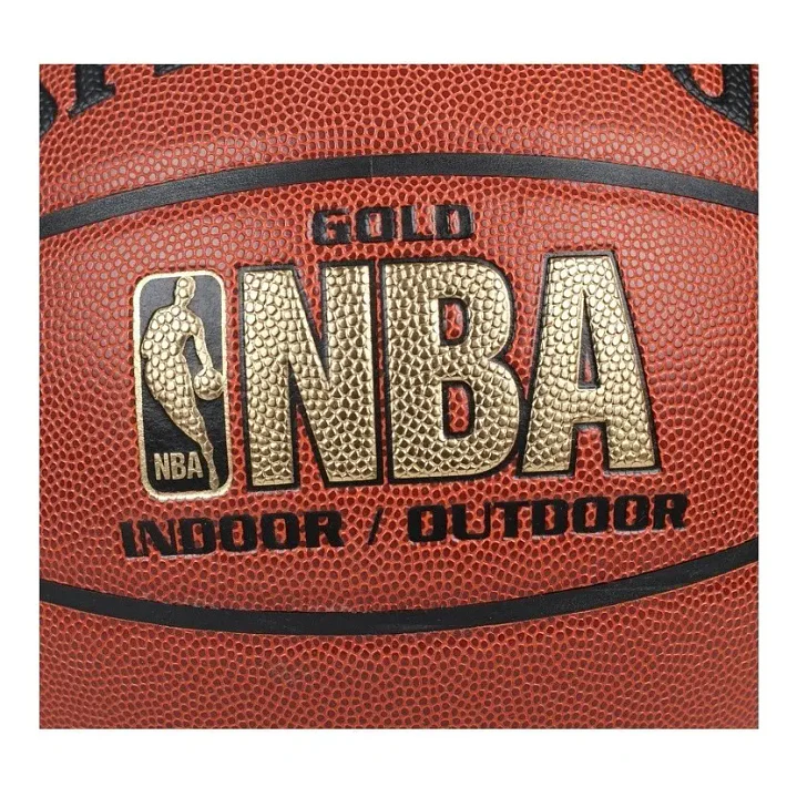  Balon Basquet Spalding Nba Gold Cuero 4