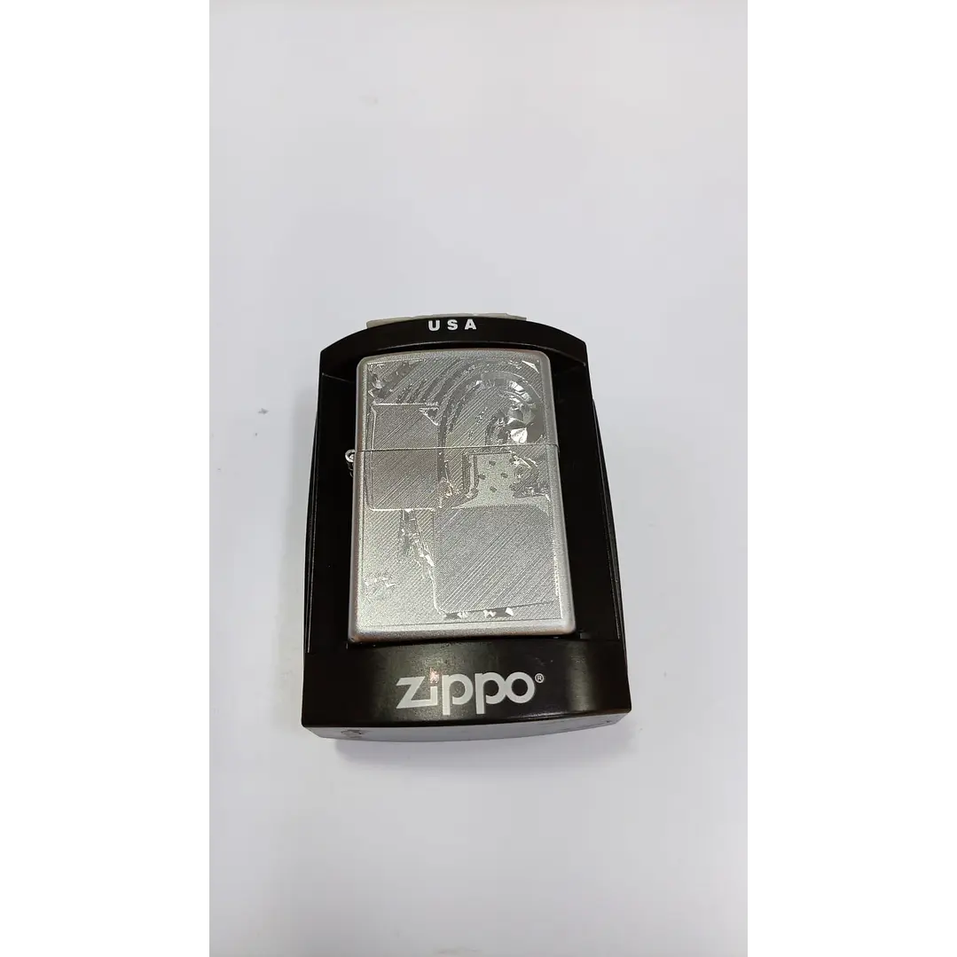  Zippo Plateado Imagen Encededor 1