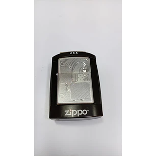  Zippo Plateado Imagen Encededor