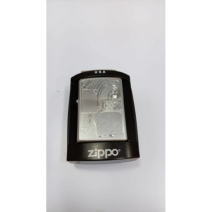  Zippo Plateado Imagen Encededor 1