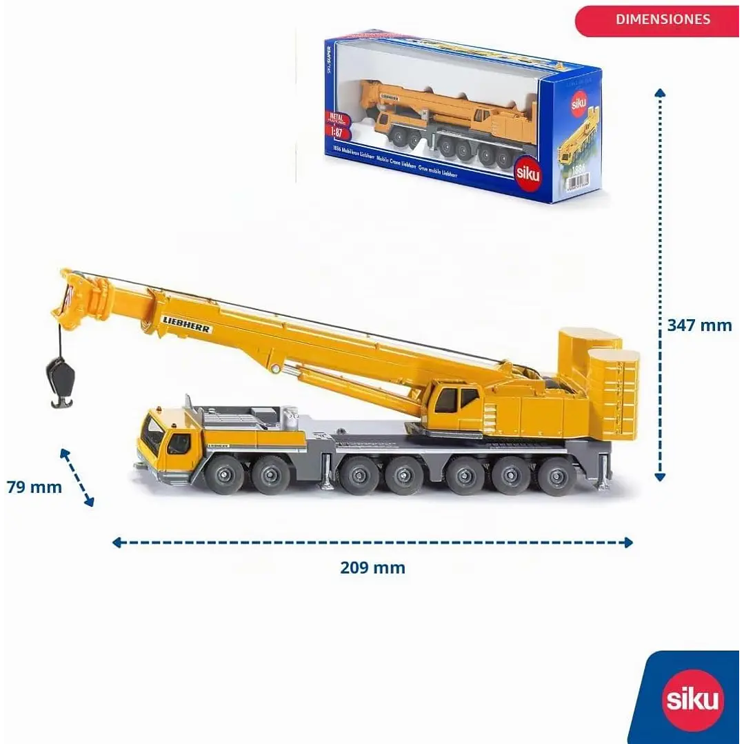 Grua Liebherr Mobile Crane 1/87 4