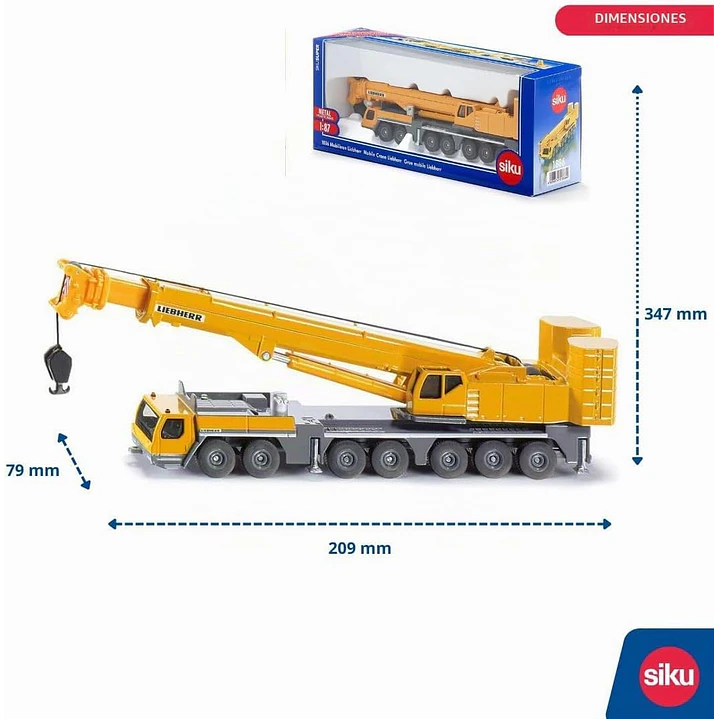 Grua Liebherr Mobile Crane 1/87 4