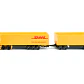 Tractomula  Freightliner DHL  Road Train 1/87 - Miniatura 1