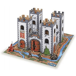 Exhibidor de castillo medieval