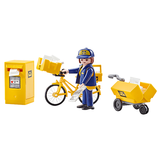 Playmobil 9806 Mensajera De Correos