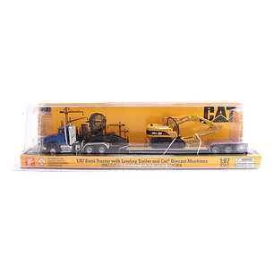 Vehículo Colección  Tractocamion Cat 660 Con Retro 315C