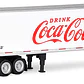 Carro Colección  Cocacola Tractor With Trailer 1/50 - Miniatura 3