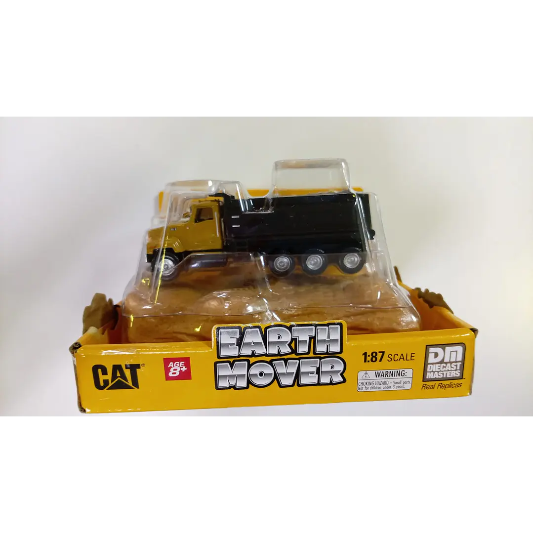 Vehículo Colección  Volqueta Caterpillar Con Accesorios 1/87 2