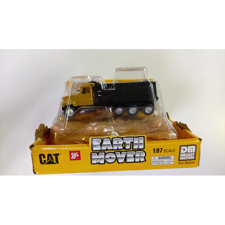 Vehículo Colección  Volqueta Caterpillar Con Accesorios 1/87 2