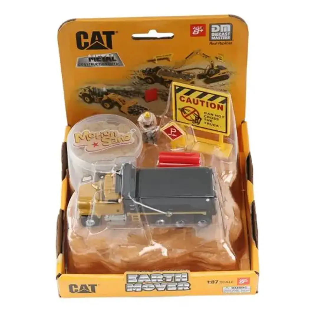 Vehículo Colección  Volqueta Caterpillar Con Accesorios 1/87 1