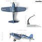 Avión Colección  F4U -1A Corsair - Miniatura 5