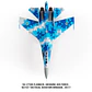 Avión Colección  JC Wings Ukrainian Air Force Sukhoi Su-27 Flanker JCW-72-SU27-012 - Miniatura 9