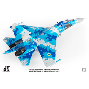 Avión Colección  JC Wings Ukrainian Air Force Sukhoi Su-27 Flanker JCW-72-SU27-012
