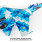 Avión Colección  JC Wings Ukrainian Air Force Sukhoi Su-27 Flanker JCW-72-SU27-012 - Miniatura 1