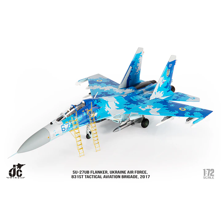 Avión Colección  JC Wings Ukrainian Air Force Sukhoi Su-27 Flanker JCW-72-SU27-012 7