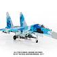 Avión Colección  JC Wings Ukrainian Air Force Sukhoi Su-27 Flanker JCW-72-SU27-012 - Miniatura 10