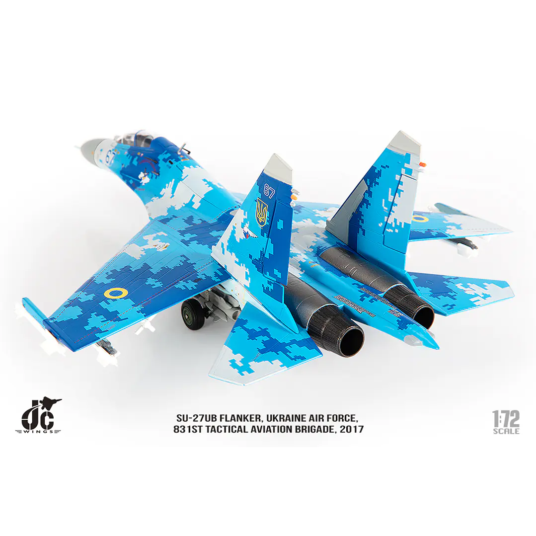 Avión Colección  JC Wings Ukrainian Air Force Sukhoi Su-27 Flanker JCW-72-SU27-012 11