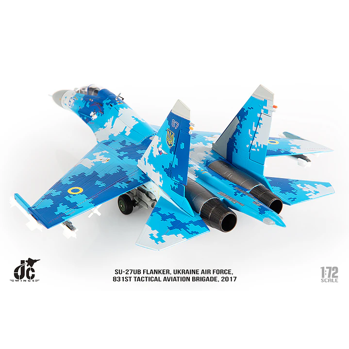 Avión Colección  JC Wings Ukrainian Air Force Sukhoi Su-27 Flanker JCW-72-SU27-012 11