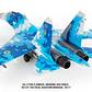 Avión Colección  JC Wings Ukrainian Air Force Sukhoi Su-27 Flanker JCW-72-SU27-012 - Miniatura 11