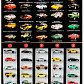 Carro Colección  Hot Wheels Boulevard set 25 carros Premium 1/64 - Miniatura 1