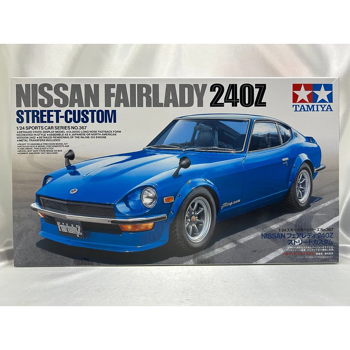 Vehículo para Armar No Nuevo Datsun 240Z street custom 1/24 1