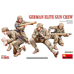 Para armar  GERMAN ELITE GUN CREW 1/35 Pc