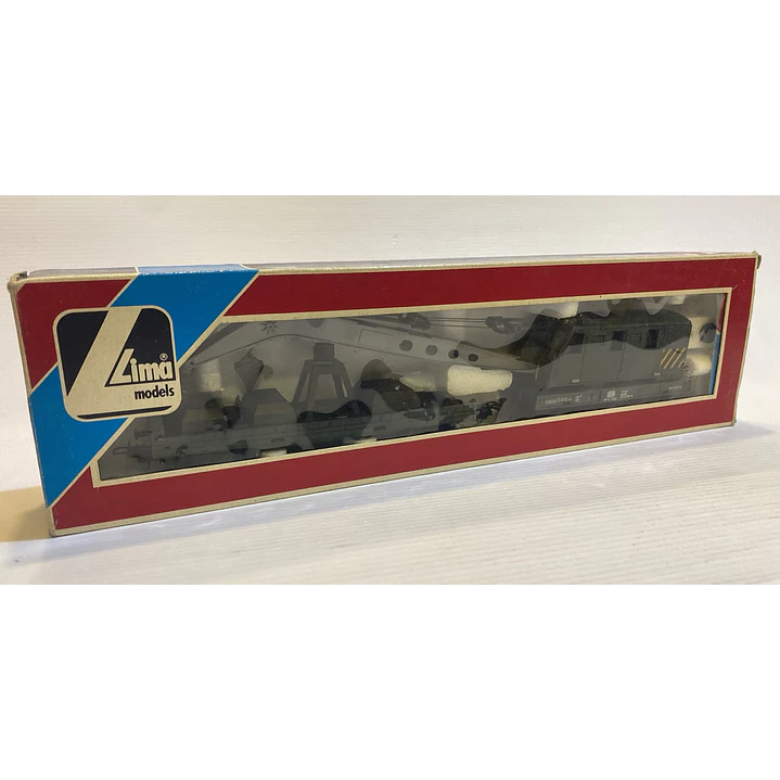 Tren Eléctrico No Nuevo Vagon Con Grua Telescopica 1/87 ho h0 2
