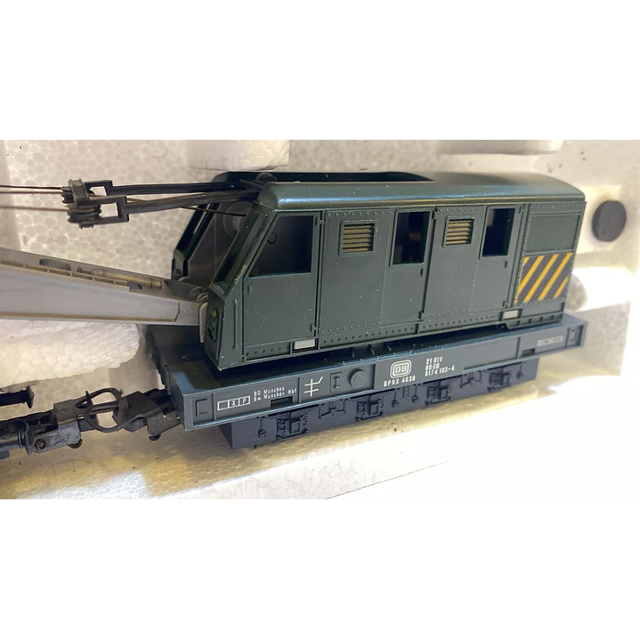 Tren Eléctrico No Nuevo Vagon Con Grua Telescopica 1/87 ho h0 3