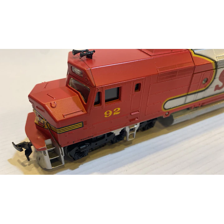 Tren Eléctrico No Nuevo Locomotora FP45 PWR Santa Fe 1/87 ho h0 3