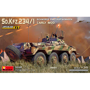 Para armar Sd.Kfz.234/1 Schwerer Panzerspä 1/35