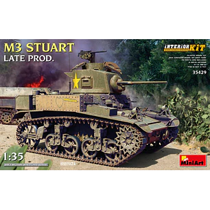 Para armar M3 STUART LATE PROD. INTERIOR KIT  1/35