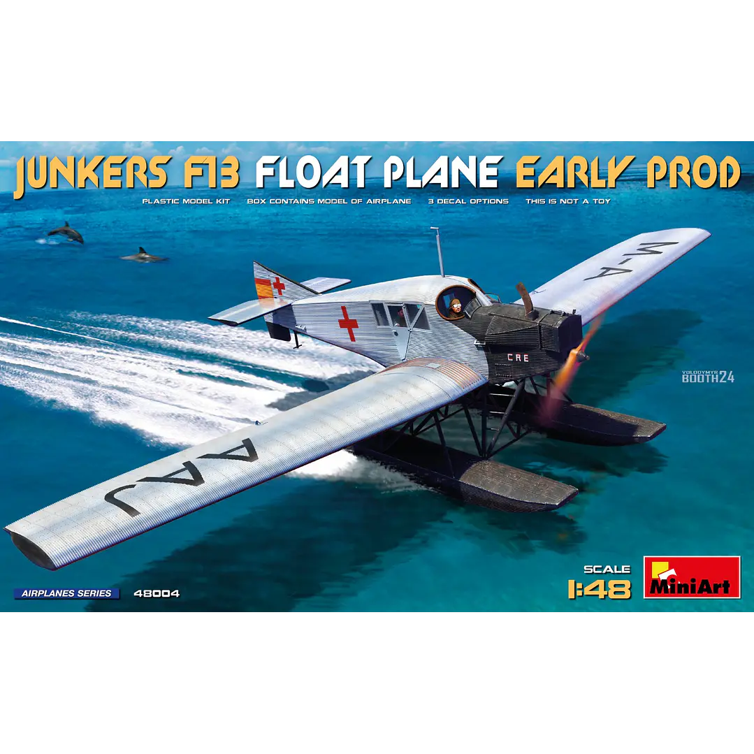 Para armar Junkers F13 Float Plane. Early Prod   1/48 1