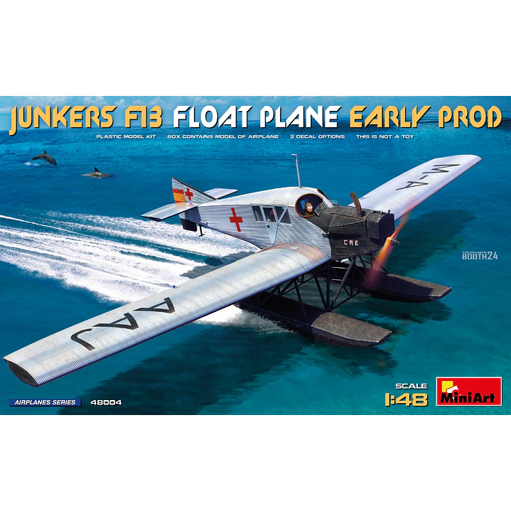 Para armar Junkers F13 Float Plane. Early Prod   1/48 1