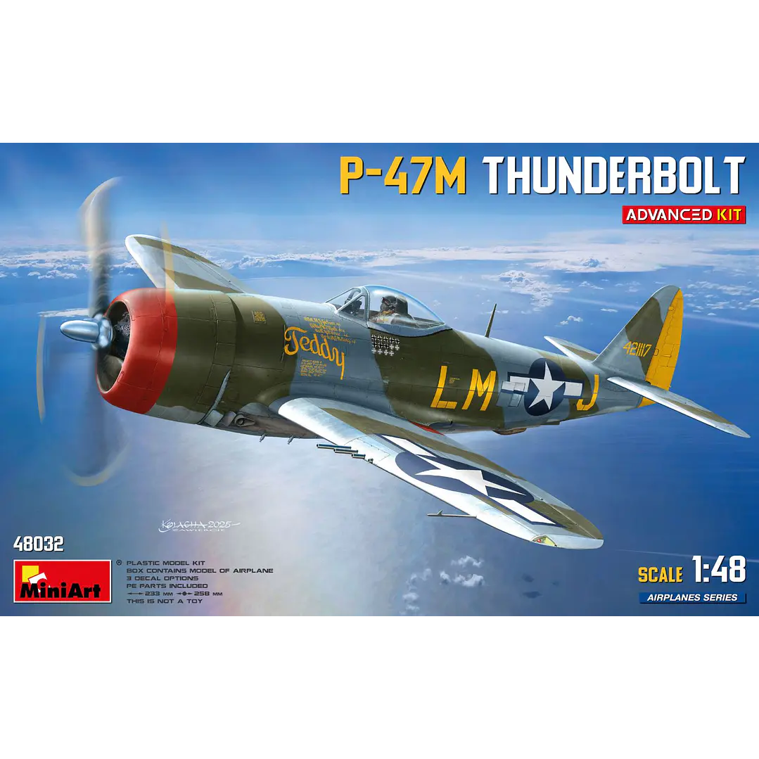 Para armar P-47M Thunderbolt Advanced Kit1/48 1